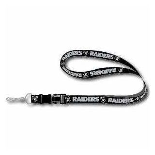 Oakland Raiders NFL Lanyard With Detachable Key Chain  Sports Fan Keychains  Sports & Outdoors
