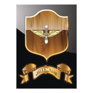 [154] Aviation Branch Insignia Personalized Announcements