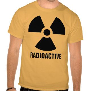 Radioactive Material Warning T Shirt
