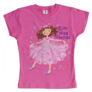 Relevant Products Little Miss Princess Appliqu Girls Tee (X Small) Clothing