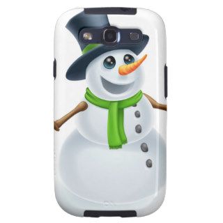 Fun Christmas Snowman Samsung Galaxy S3 Covers