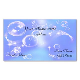 Fun Soap Bubbles Business Card