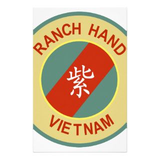 Operation Ranch Hand Patch Stationery Design