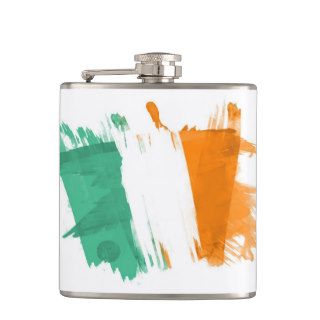 Ireland Flag Irish Whiskey Flask Hip Flask