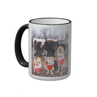 Mug for Dad, Texas Dogs & Longhorn