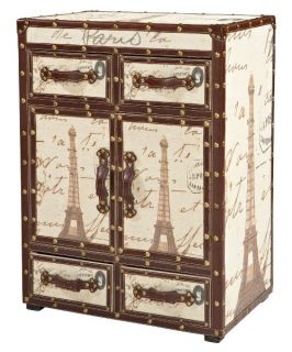 Eiffel Tower Trunk Cabinet   Storage Trunks