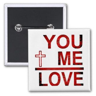 You+MeLove Rouge Pinback Buttons
