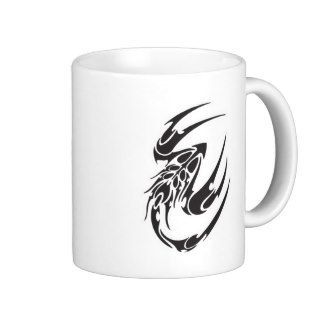 Tribal Scorpion Tattoo Design Coffee Mug