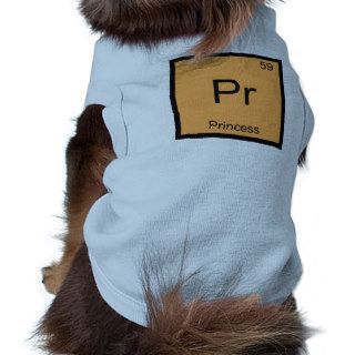 Princess Name Chemistry Element Periodic Table Doggie Tshirt