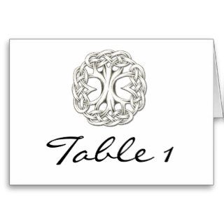 Celtic Tree of Life Table Number Cards