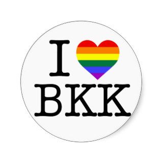 I Pride heart BKK Sticker