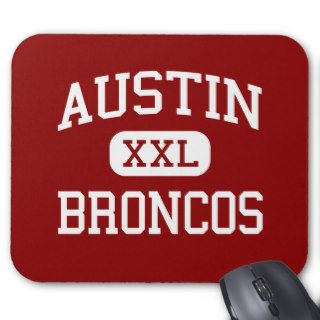 Austin   Broncos   Middle School   Irving Texas Mouse Pad