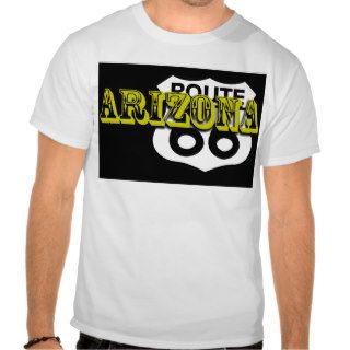 Arizona Route 66 yellow Customize this Tee Shirts
