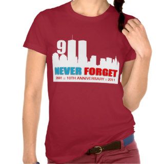 September 11th   Never Forget   WTC Skyline Shirt