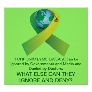 Ignoring and Denying Chronic Lyme Disease Epidemic Posters