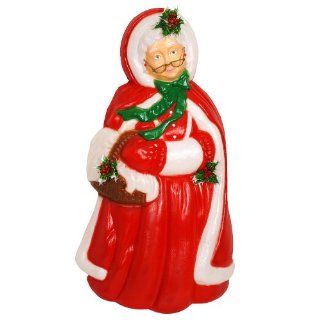 Mrs. Claus Lighted Plastic   Holiday Figurines