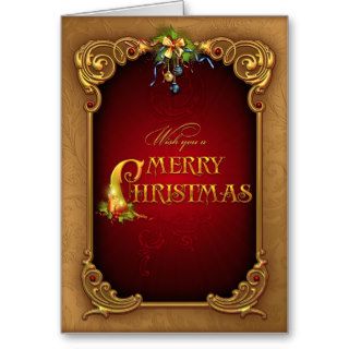Customized Elegant Christmas Card