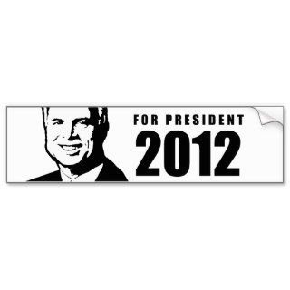John McCain 2012 Bumper Stickers