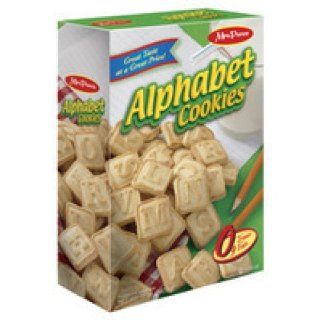 Mrs. Pure's Alphabet Cookies 11 Oz Box  Grocery & Gourmet Food