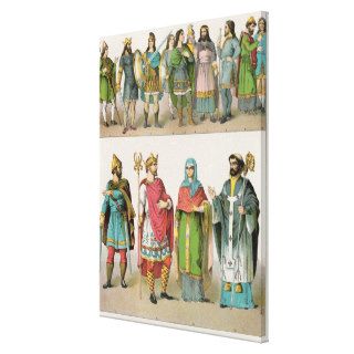 Anglo Saxon Dress Gallery Wrapped Canvas