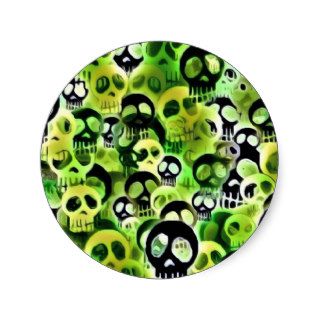 Camo Skulls Sticker
