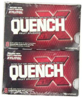 Quench Gum Quench X, 8 Count  Chewing Gum  Grocery & Gourmet Food