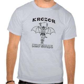 Krozor Winged Swordsman of the Lost World Tee Shirts