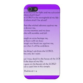 Psalms 271 4 iPhone 5 case