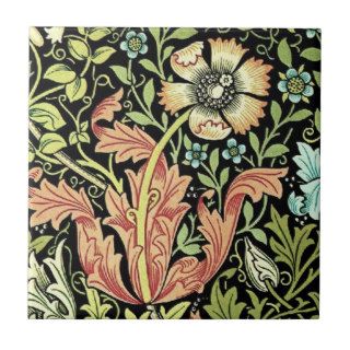 Vintage Floral Wallpaper Tile