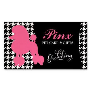 311 Pinx the Poodle Pet Card Business Card