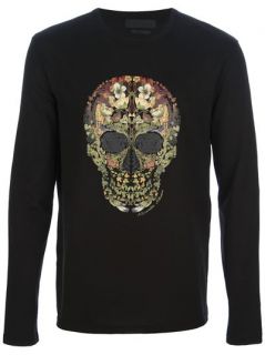 Alexander Mcqueen Floral Skull Print Sweatshirt