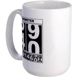 40th Birthday Oldometer Large Mug Large Mug by  Kitchen & Dining
