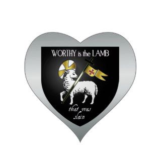 Worthy is the Lamb that was Slain Christian Sticker