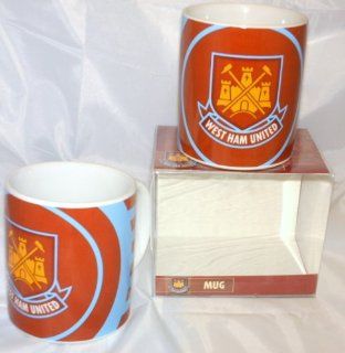 West Ham United Stripe Mug  Sports Fan Coffee Mugs  Sports & Outdoors