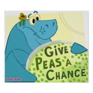 Give Peas A Chance Poster