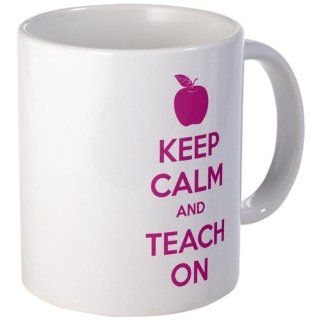Keep calm and teach on Mug Mug by  Kitchen & Dining
