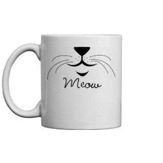 Cat Whiskers Mug 11oz Ceramic Coffee Mug  