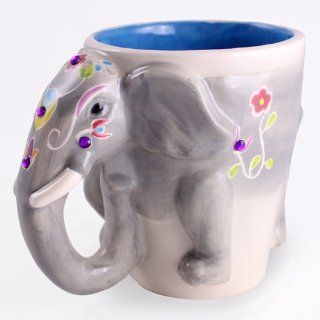Elephant 3D Coffee Mug Coffee Cups Kitchen & Dining