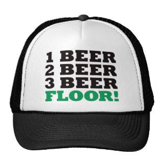 123 Beer Floor   Green Hat