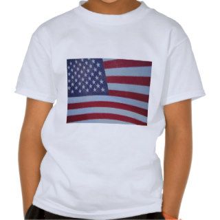 American Flag Design Red White and Blue Tshirt