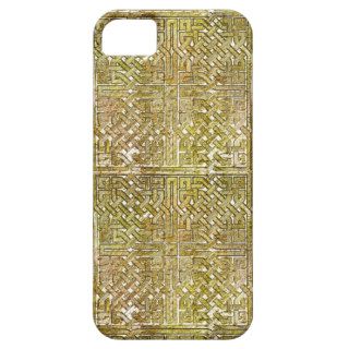 Metallic Gold Celtic Knot Tile 188 iPhone 5 Case