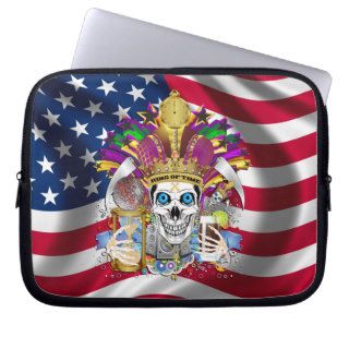 Mardi Gras Carrying Case for ip 5 and ipad Mini Laptop Sleeve