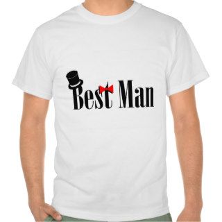 Best Man Top Hat Shirts
