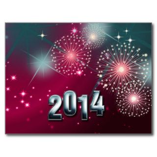 New Year 2014 Postcard /  2014 Calendar Post Cards