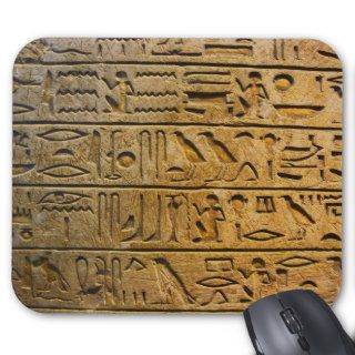 Ancient Archaeology Egypt Egyptian Hieroglyphics Mouse Pad