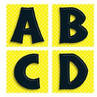 Quick Stick Letters / BBS Bulletin Board Sets; Black; 3 x 3; 45 Letter Set; no. CD 119013 Electronics
