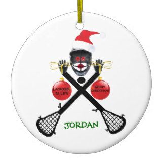 Lacrosse is Life Christmas Christmas Tree Ornaments