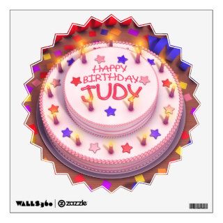 Judy's Birthday Cake Wall Decor