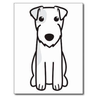 Parson Russell Terrier Dog Cartoon Postcard