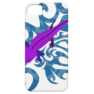 Axolotl of purple in the water iPhone 5 case